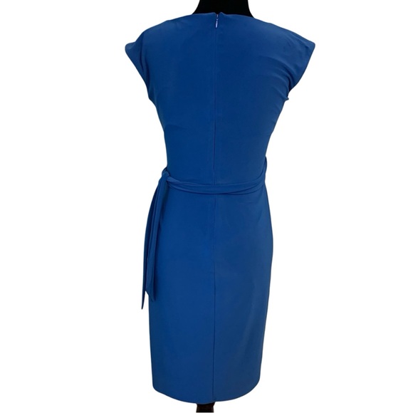 Ralph Lauren Side Sash Crossover V Neck Cocktail Dress size 0 - Picture 4 of 8